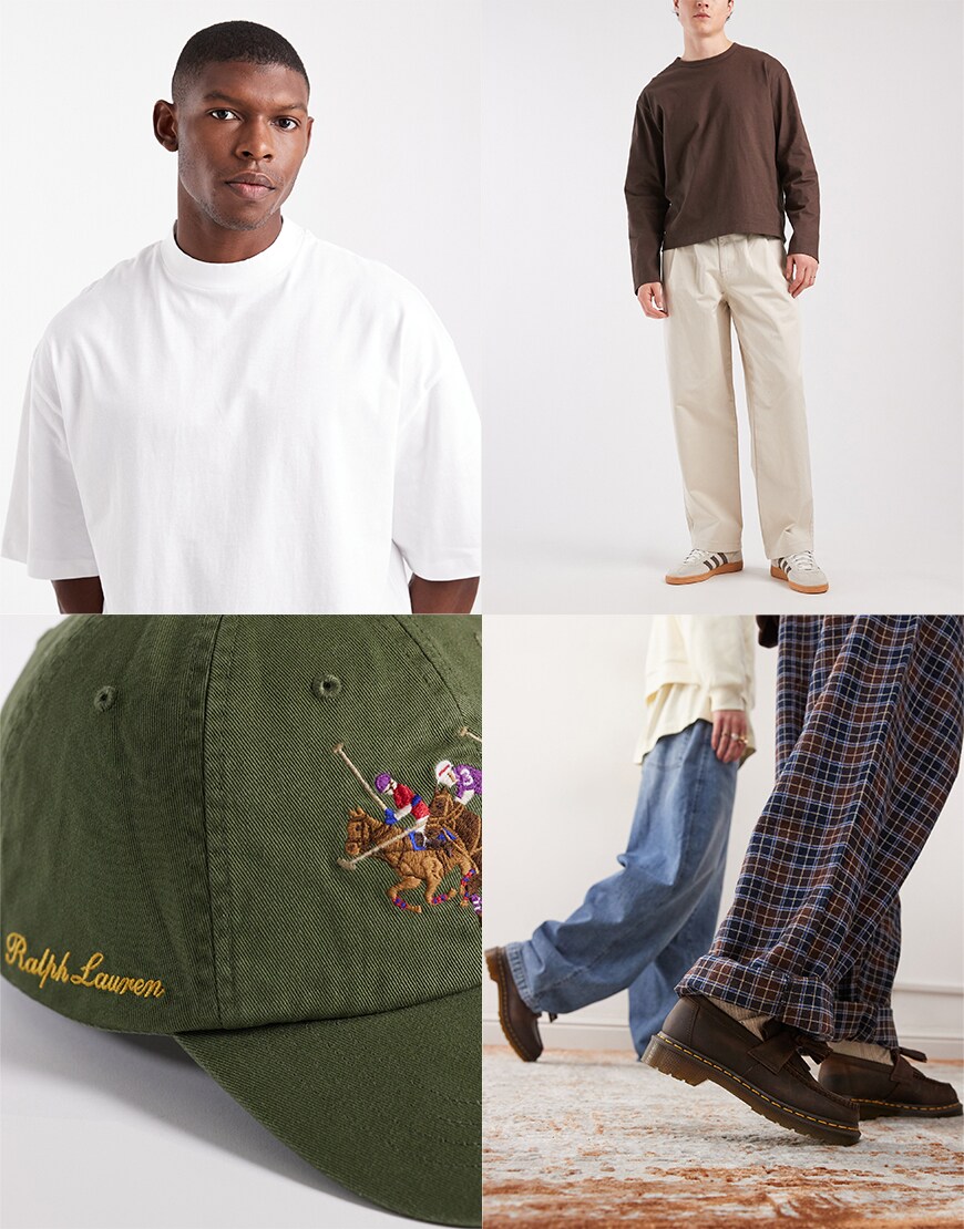 Collage of ASOS clothes