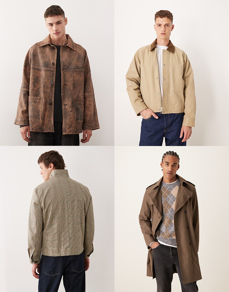 Collage of ASOS clothes