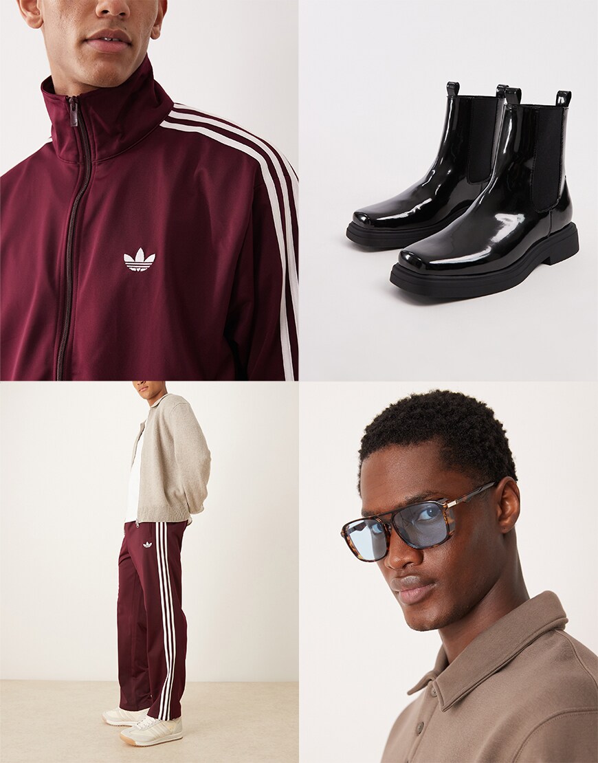 Collage of ASOS clothes