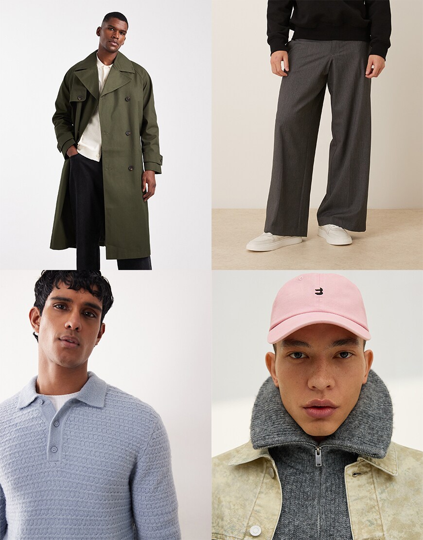 Collage of ASOS clothes