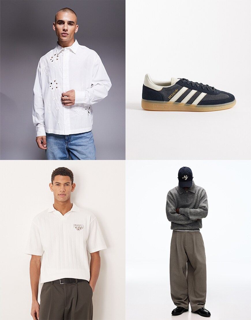 Collage of ASOS clothes