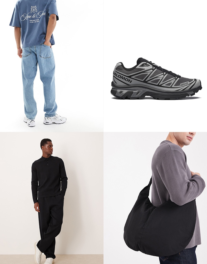 Collage of men wearing ASOS clothing | ASOS Style Feed