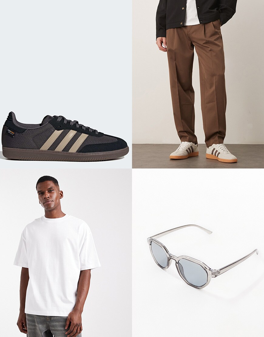 Collage of men wearing ASOS clothing | ASOS Style Feed