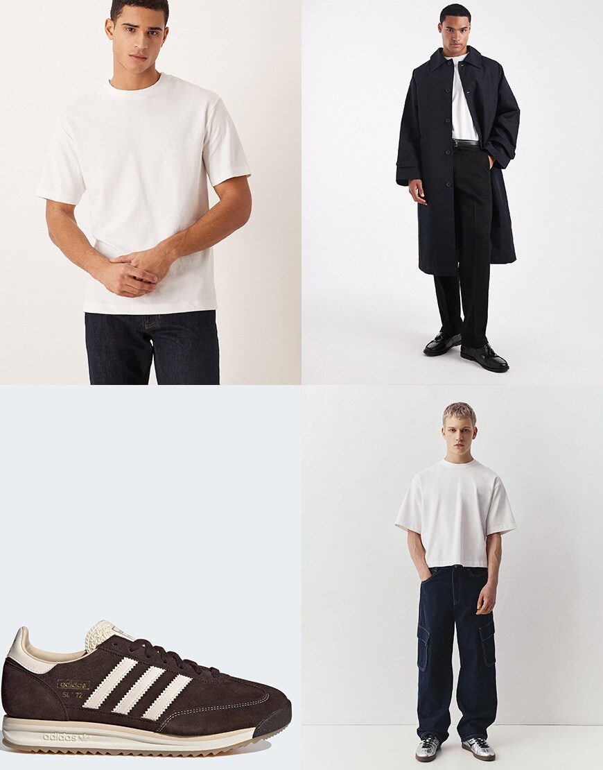 collage of men wearing asos |ASOS Style Feed