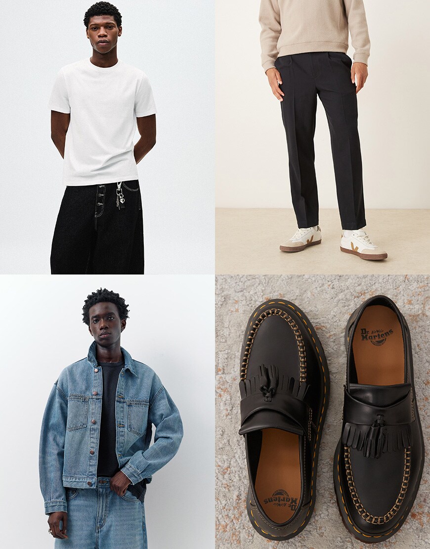 Collage of men wearing ASOS clothing | ASOS Style Feed