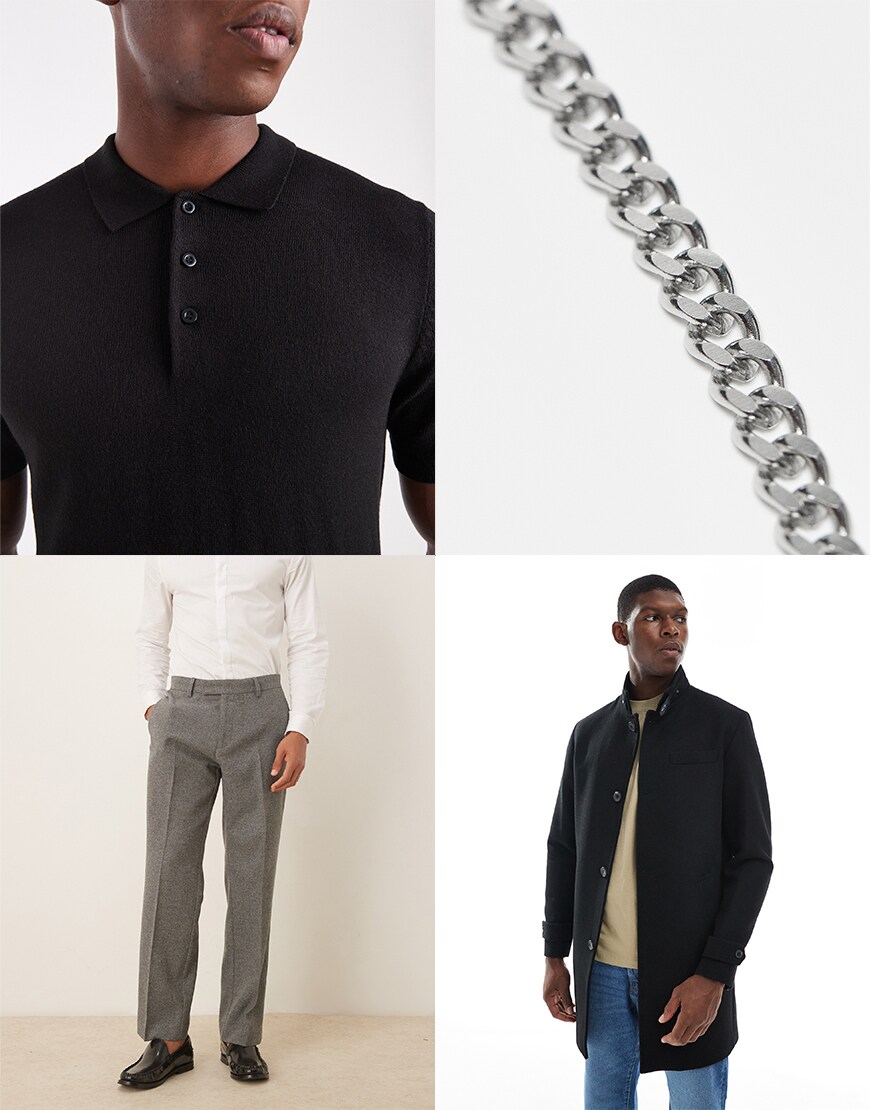 Collage of ASOS clothes