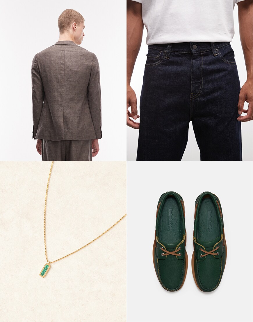 Collage of ASOS clothes