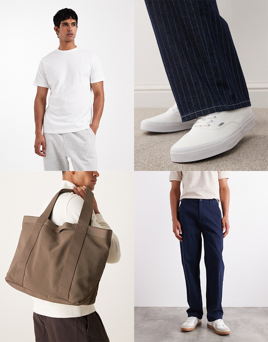 Collage of ASOS clothes