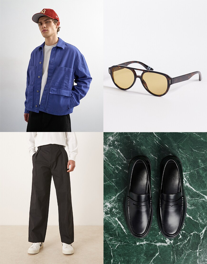 Collage of ASOS clothes