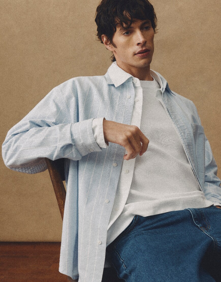 Man wearing ASOS Collective shirt | ASOS Style Feed