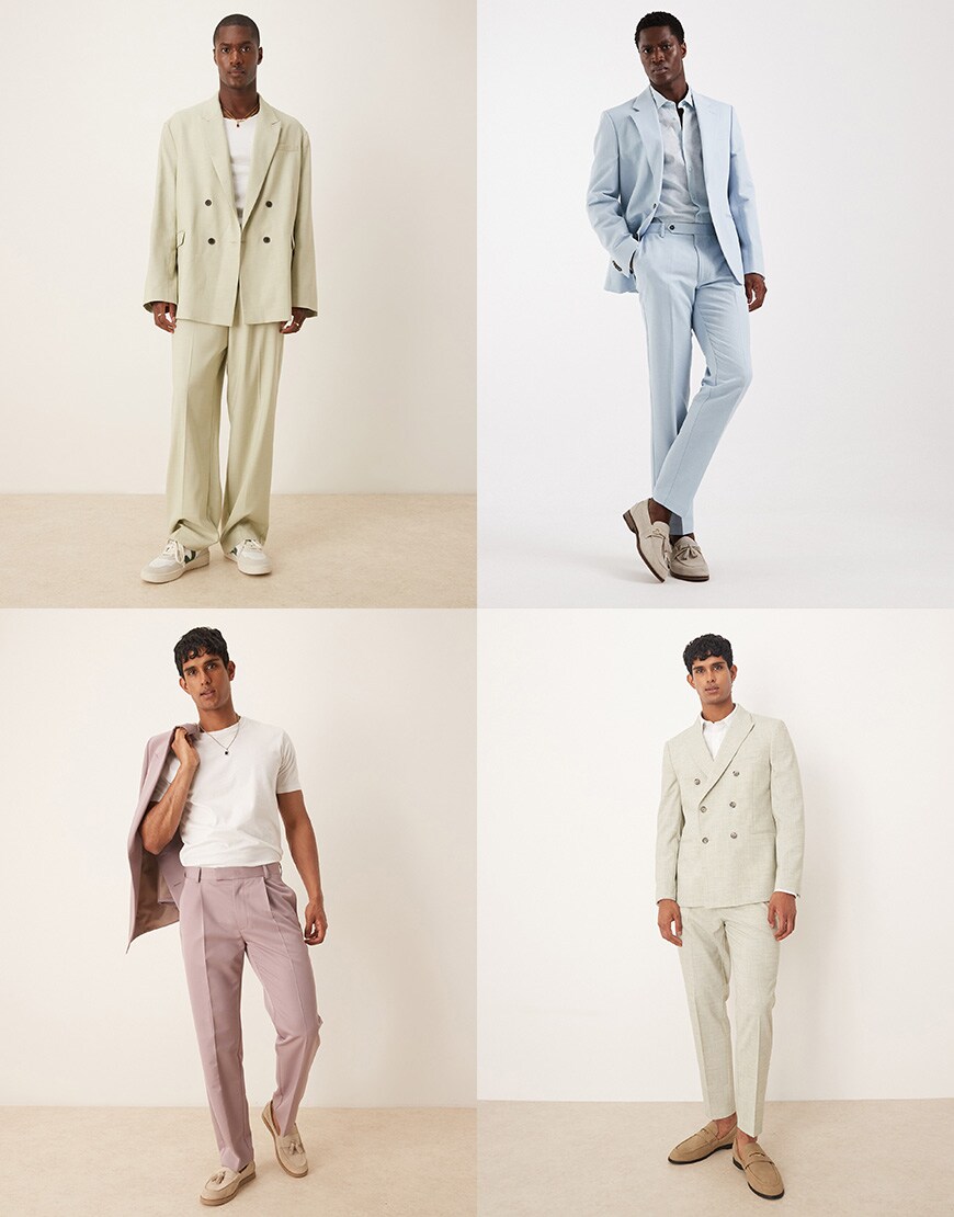 Collage of men wearing ASOS clothing | ASOS Style Feed