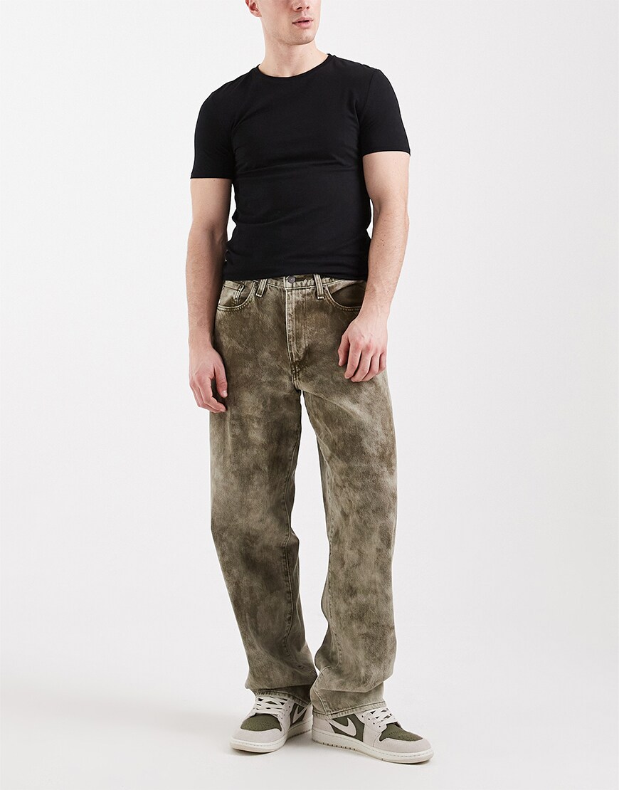 Man wearing camo jeans