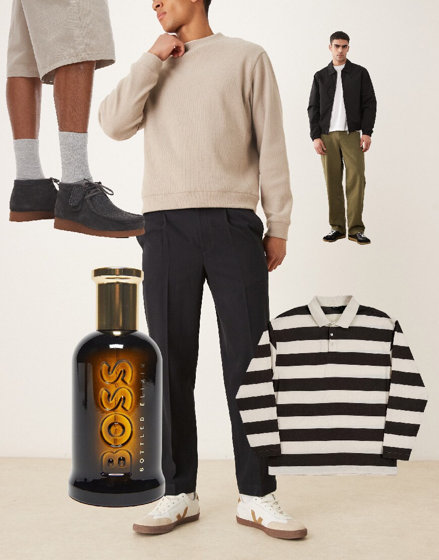 Collage of men wearing ASOS clothing | ASOS Style Feed