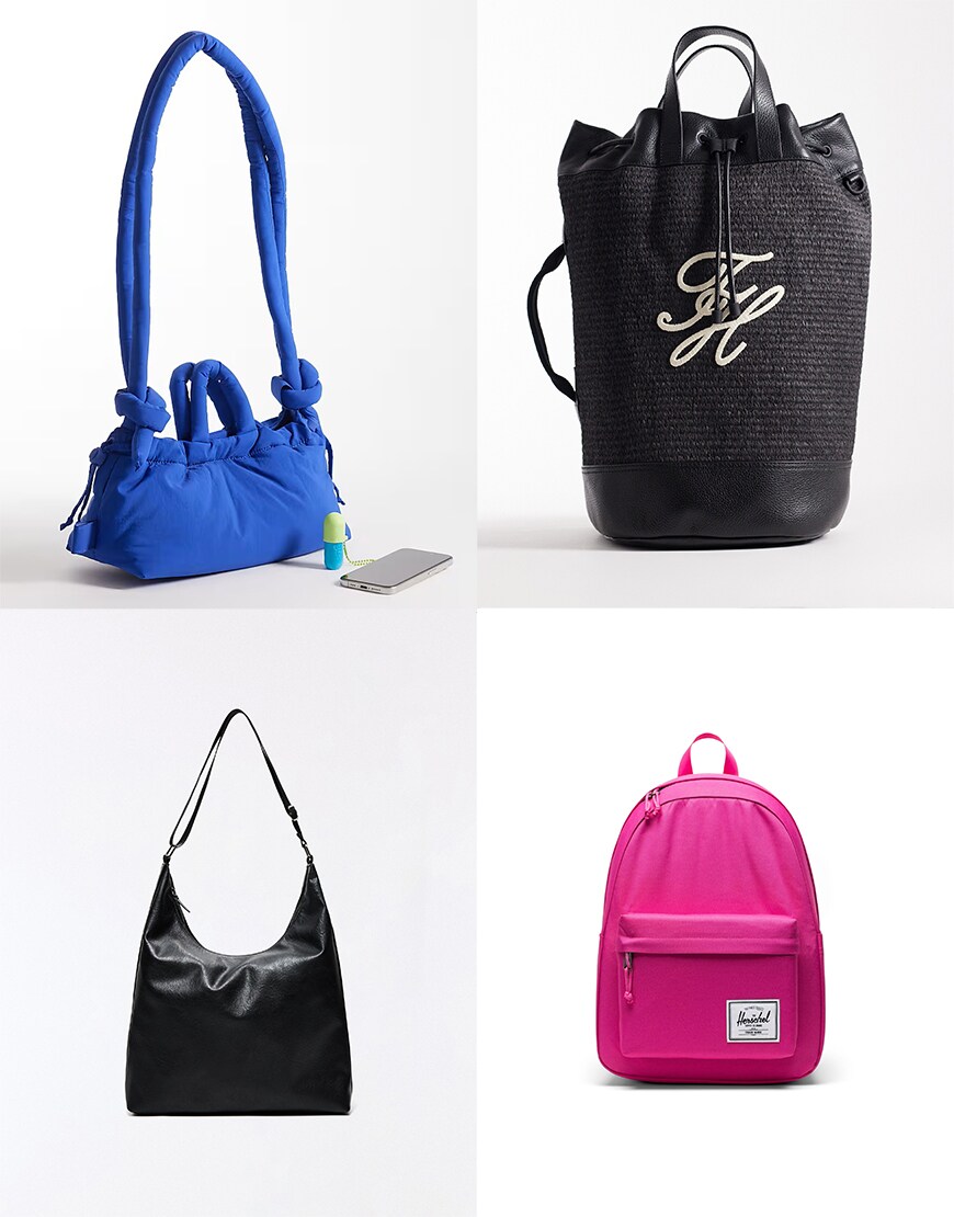 Collage of ASOS bags