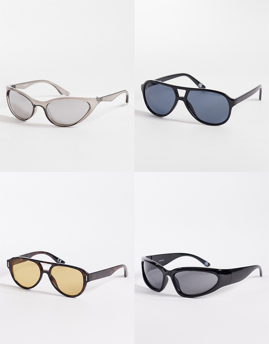 Collage of ASOS sunglasses