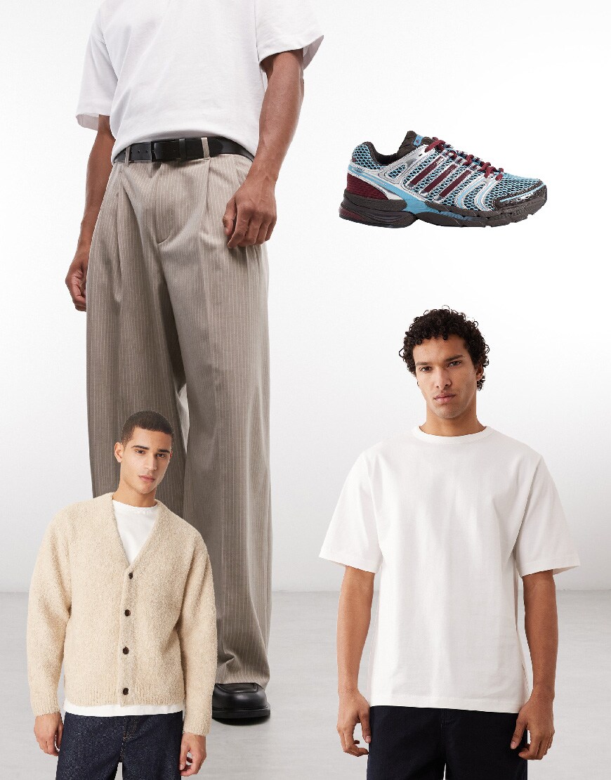 Collage of men wearing ASOS clothing | ASOS Style Feed