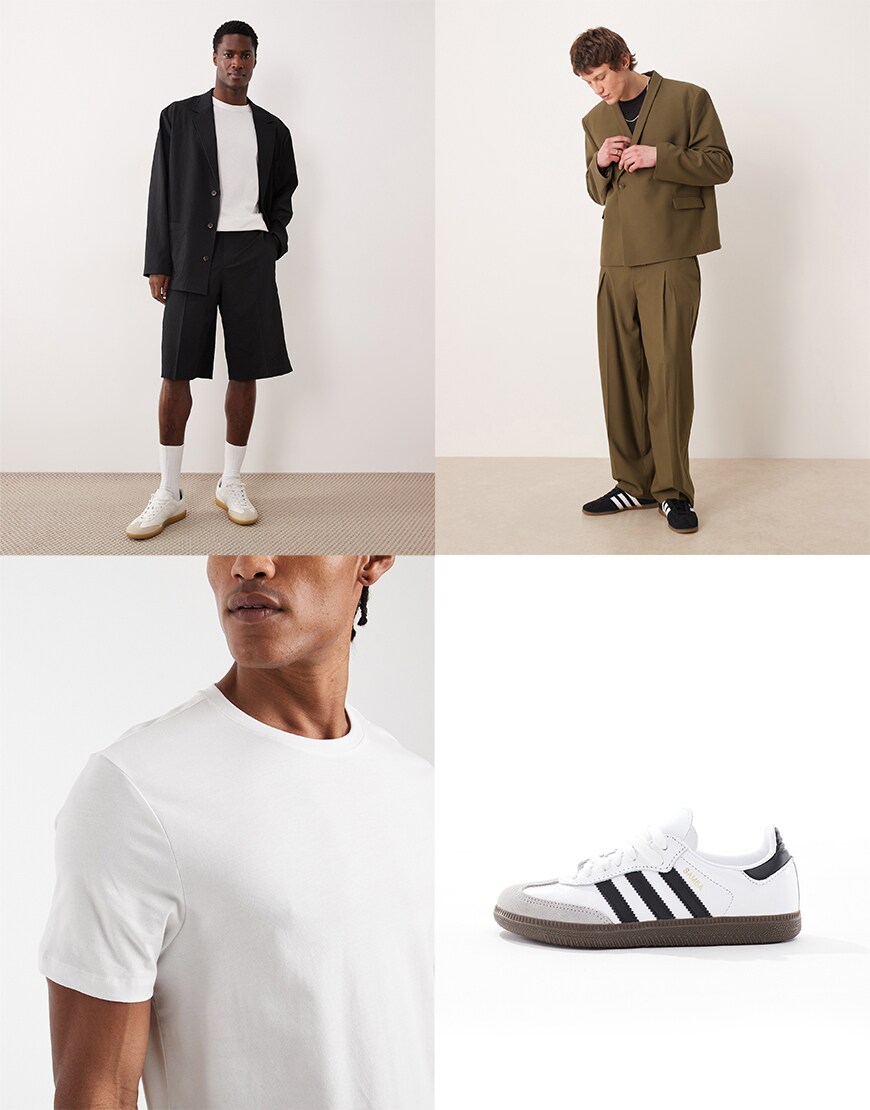 Collage of ASOS clothes