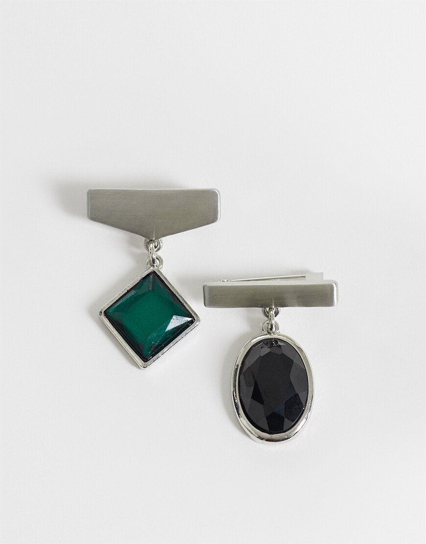 silver brooch lapel pin set|ASOS Style Feed