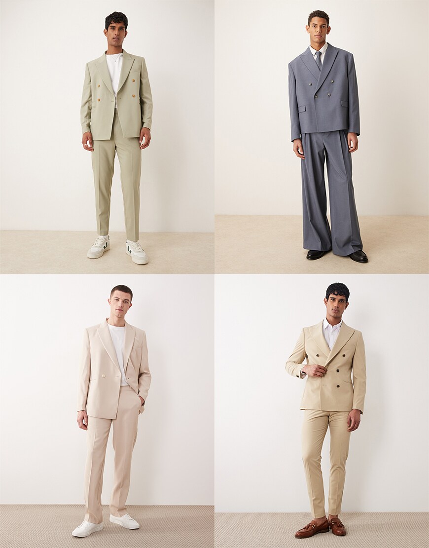 models wearing wedding guest suit|ASOS Style Feed