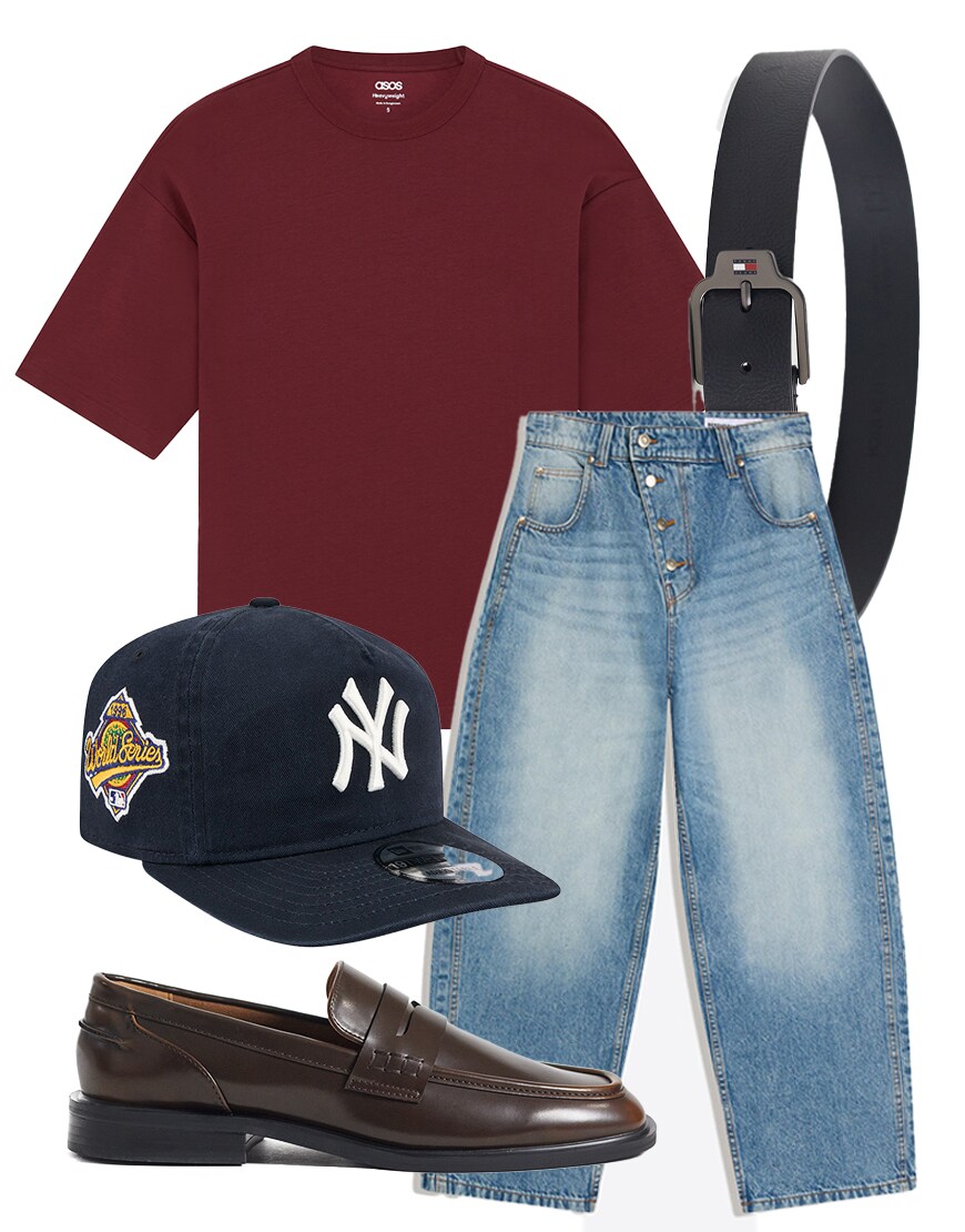 Collage of ASOS clothes