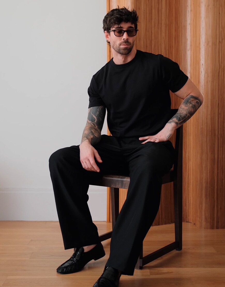 Man sitting on a chair