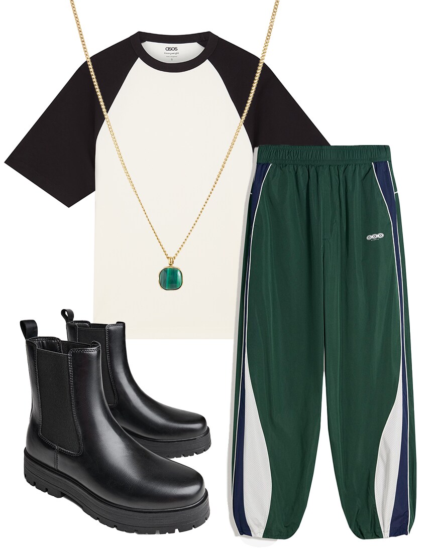 Collage of ASOS clothes