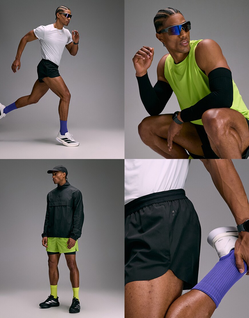 Collage of men wearing 4505 activewear | ASOS Style Feed