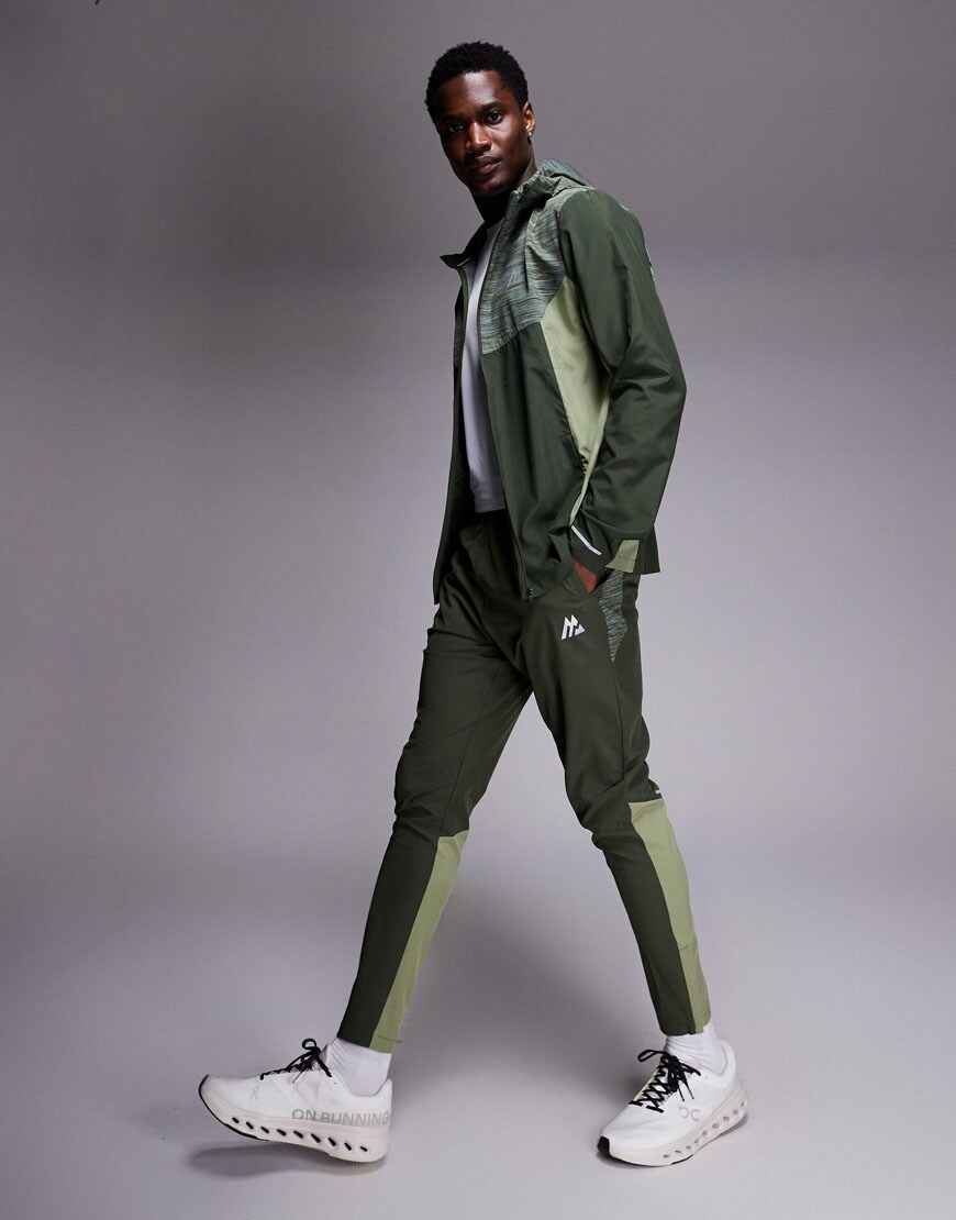 model wearing green joggers|ASOS Style Feed