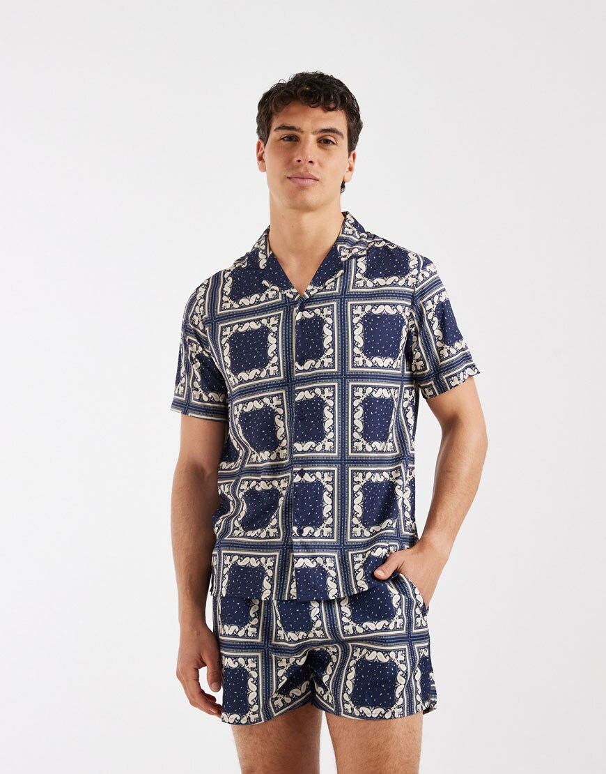 model wearing printed shirt|ASOS Style Feed