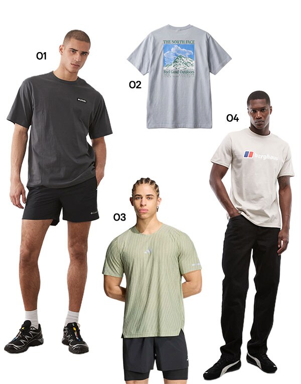 models wearing gorpcore t-shirts|ASOS Style Feed