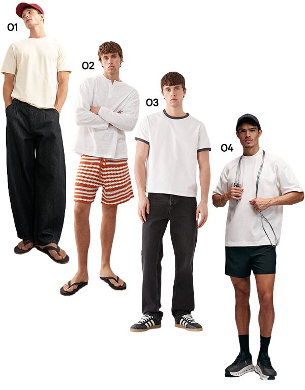 models wearing plain t-shirts|ASOS Style Feed