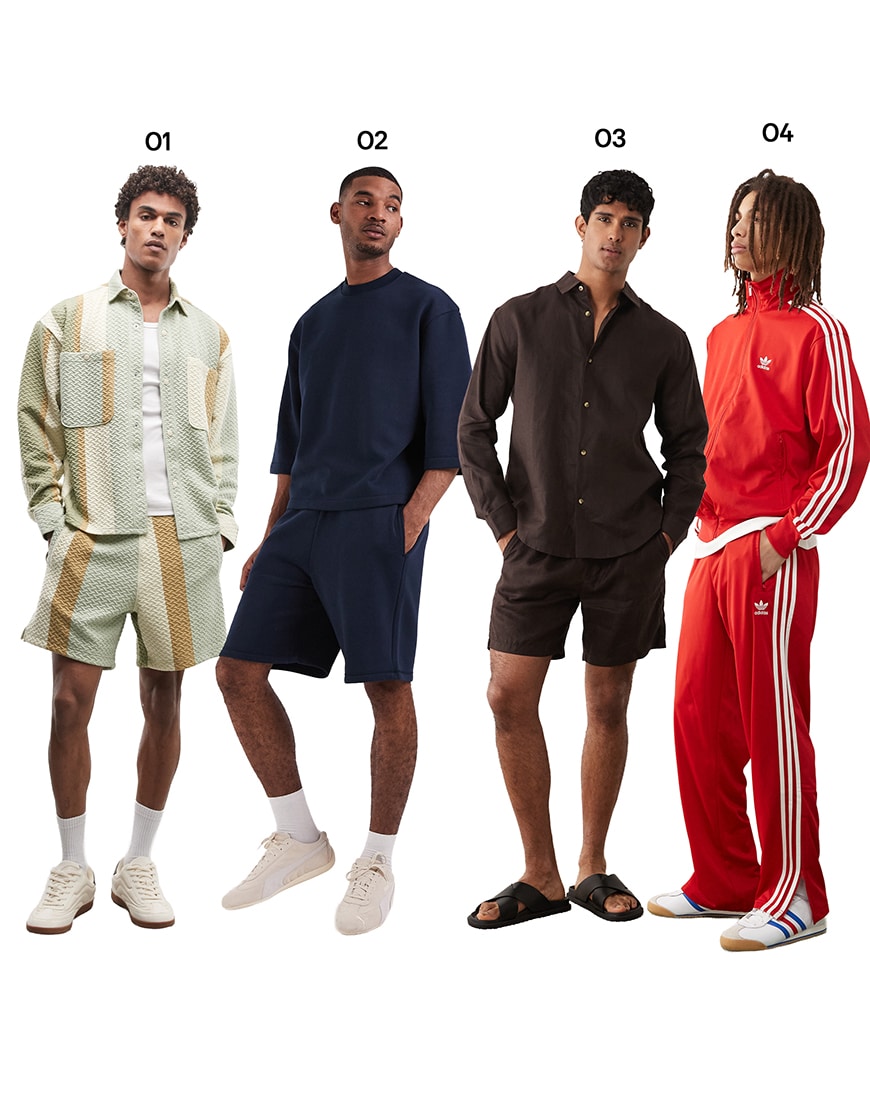 Collage of men wearing ASOS clothing | ASOS Style Feed