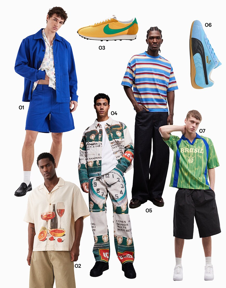 Collage of men wearing ASOS clothing | ASOS Style Feed