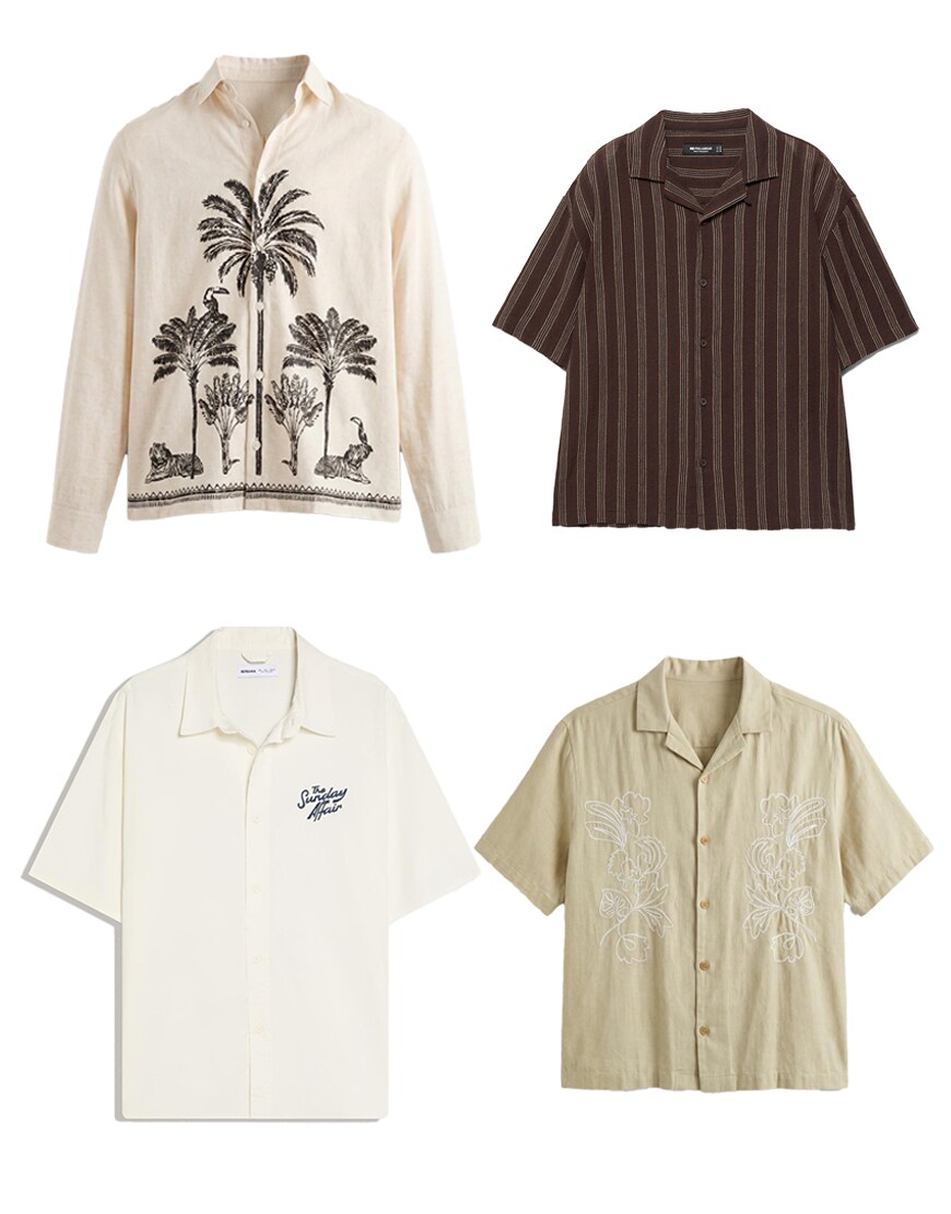 Collage of ASOS shirts