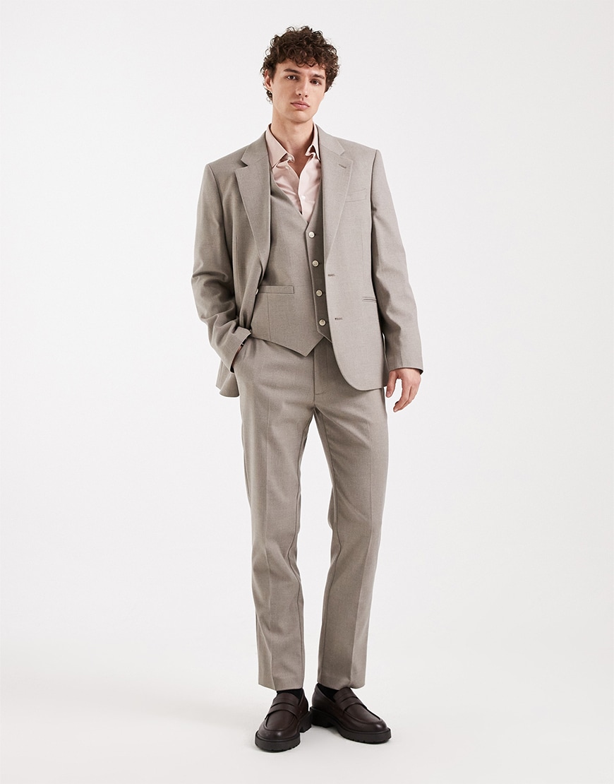 Man wearing a grey suit