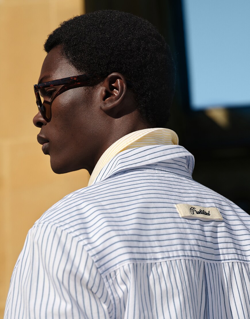 Man wearing striped shirts | ASOS Style Feed