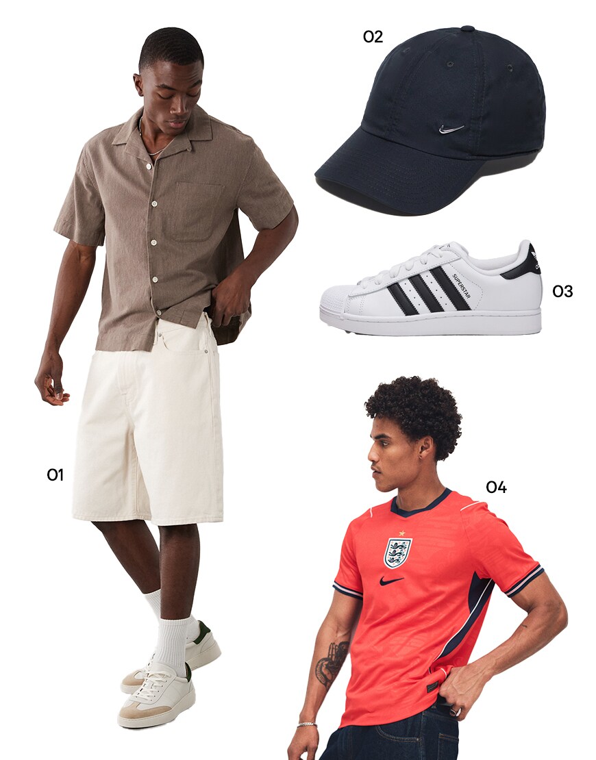 Collage of ASOS products