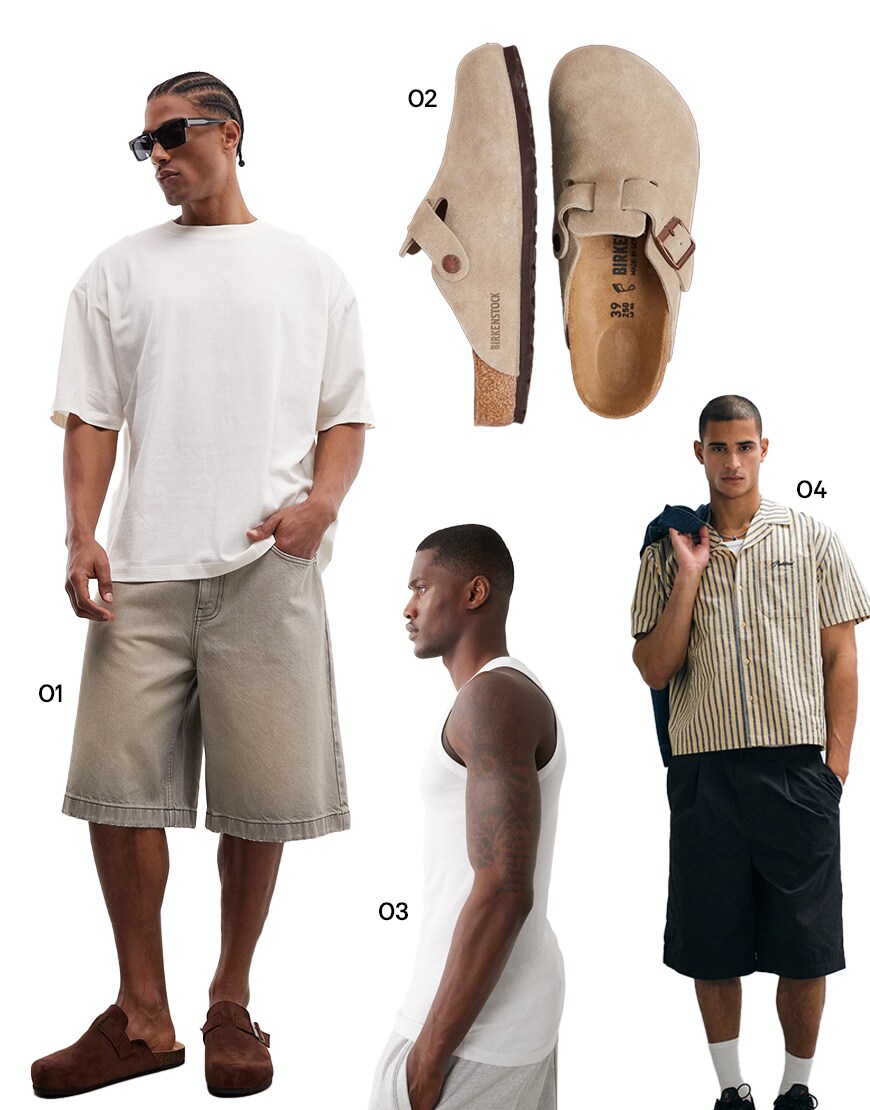 Collage of ASOS products