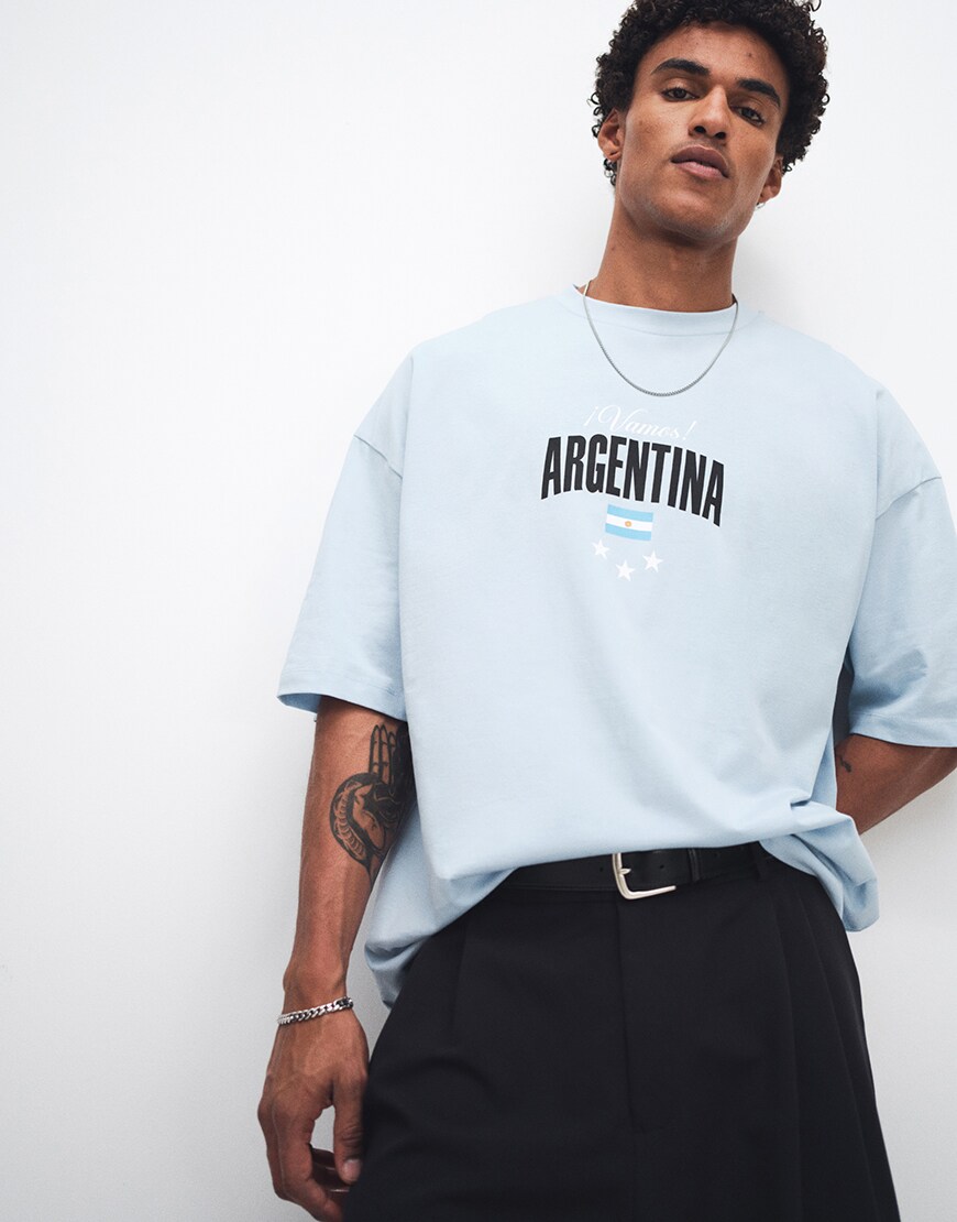 asos deliveroo argentina football top|ASOS Style Feed
