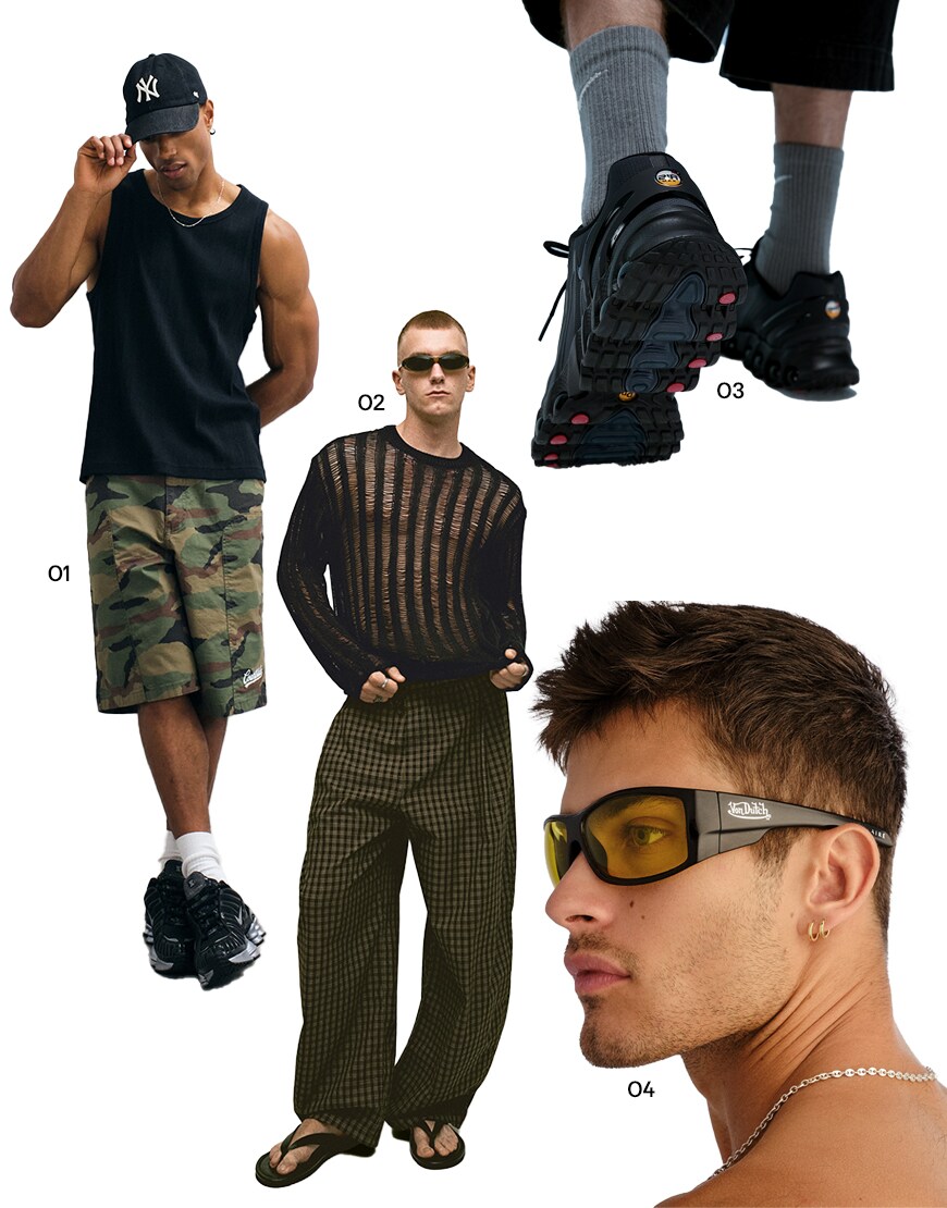 Collage of ASOS products