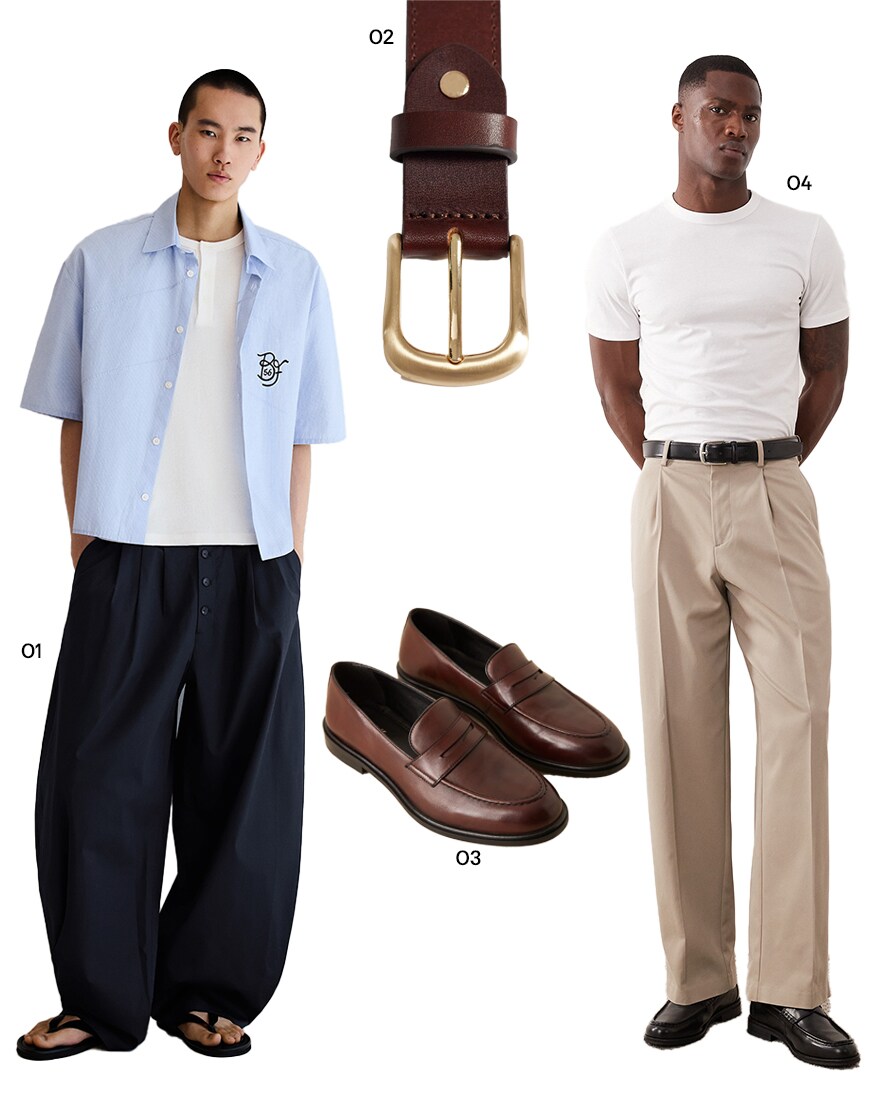 Collage of ASOS clothes