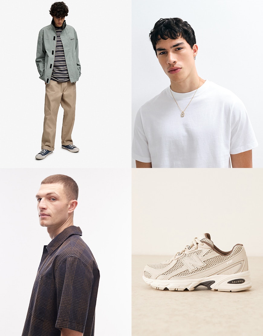 Meet-ups with friends chino outfit collage | ASOS Style Feed