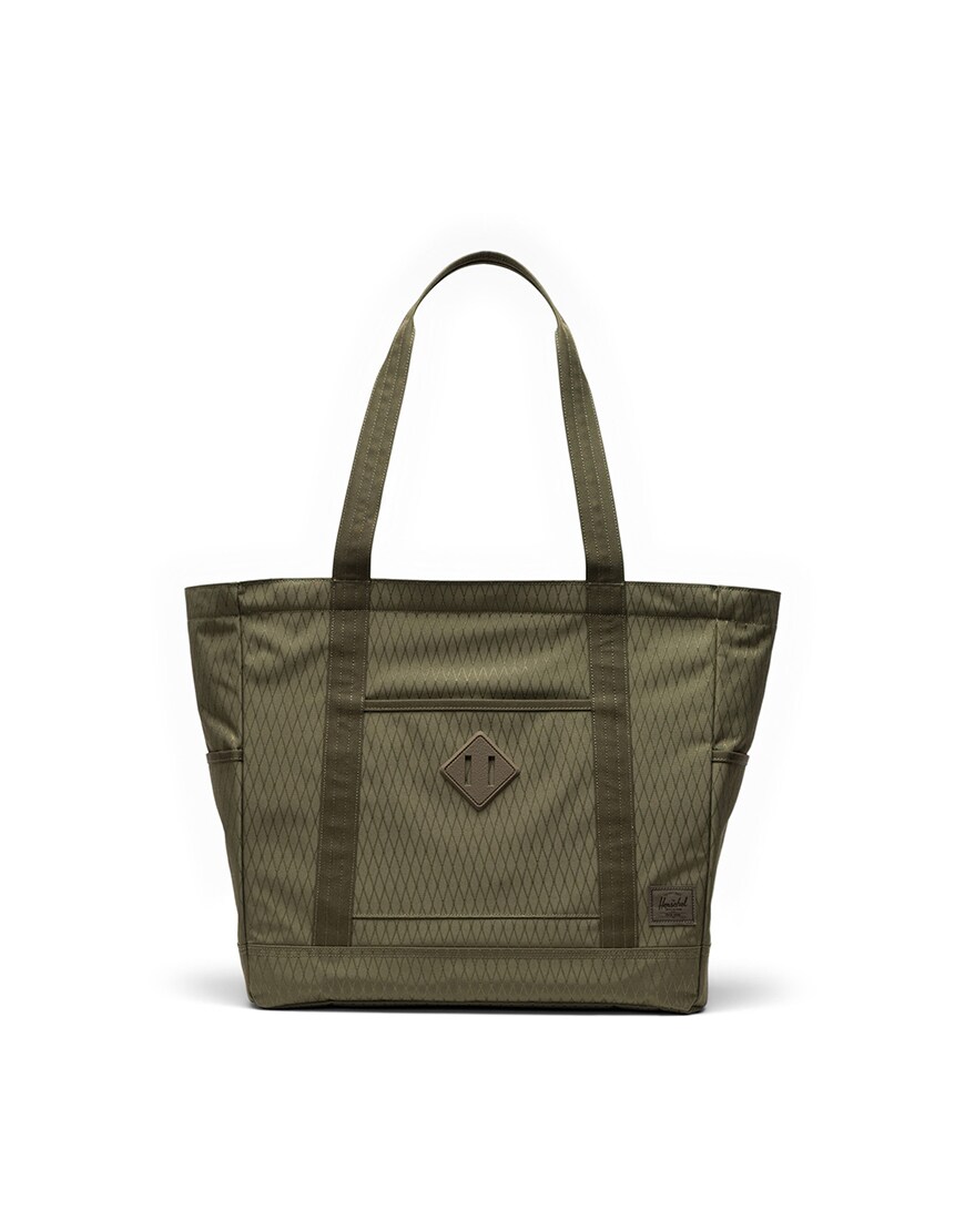 Herschel Supply Co Heritage tote in green | ASOS Style Feed