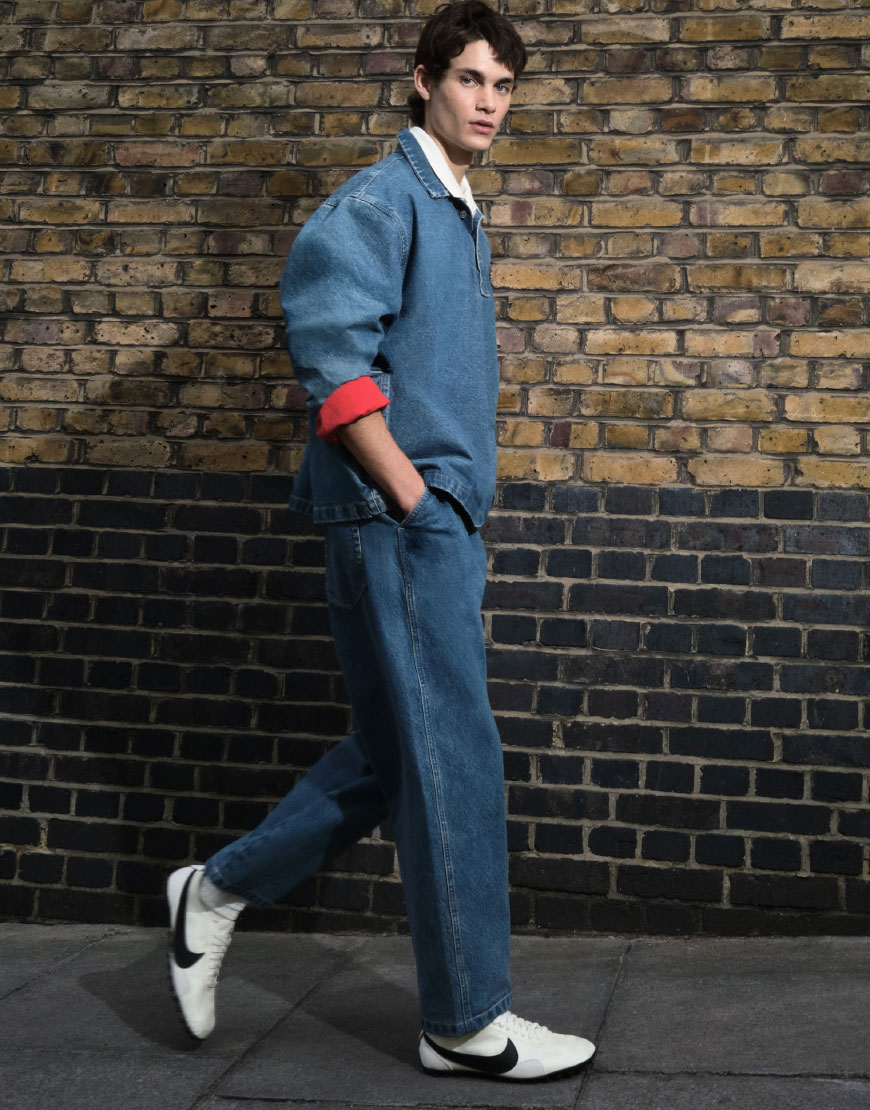 Man wearing denim overshirt | ASOS Style Feed