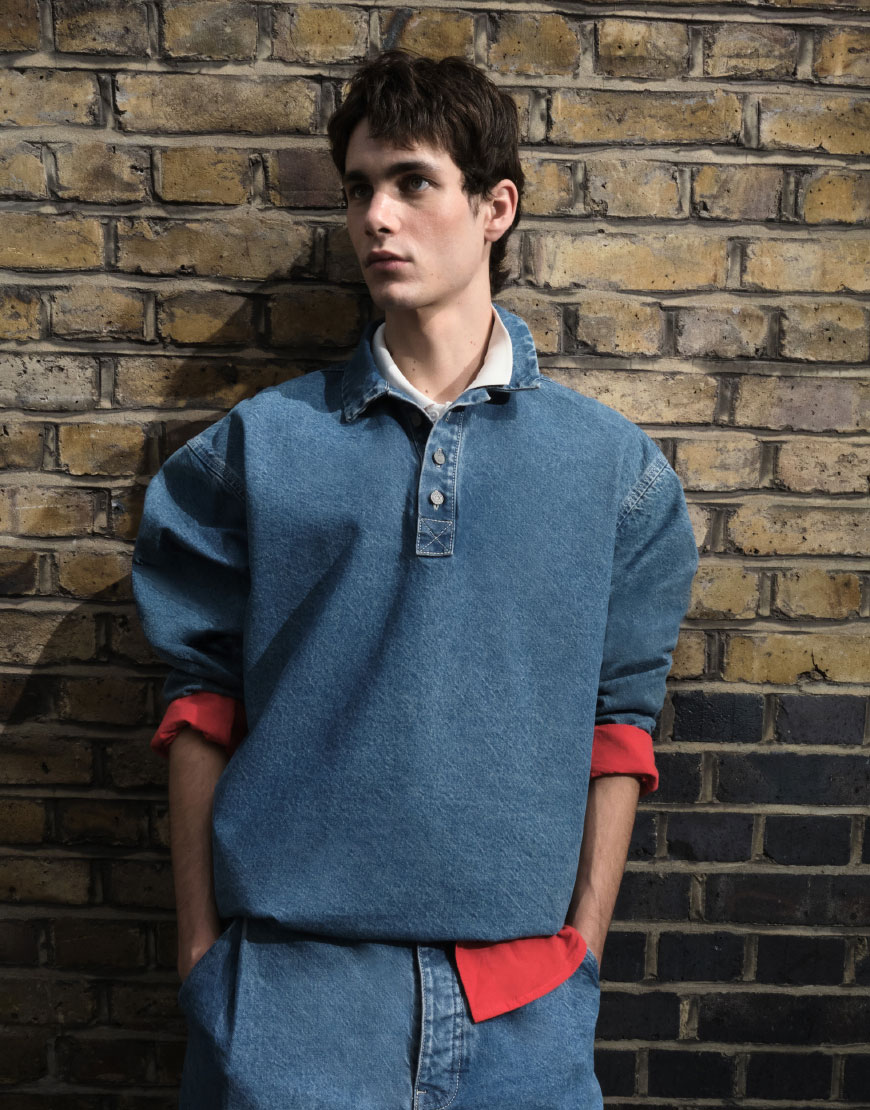 Man wearing denim overshirt | ASOS Style Feed