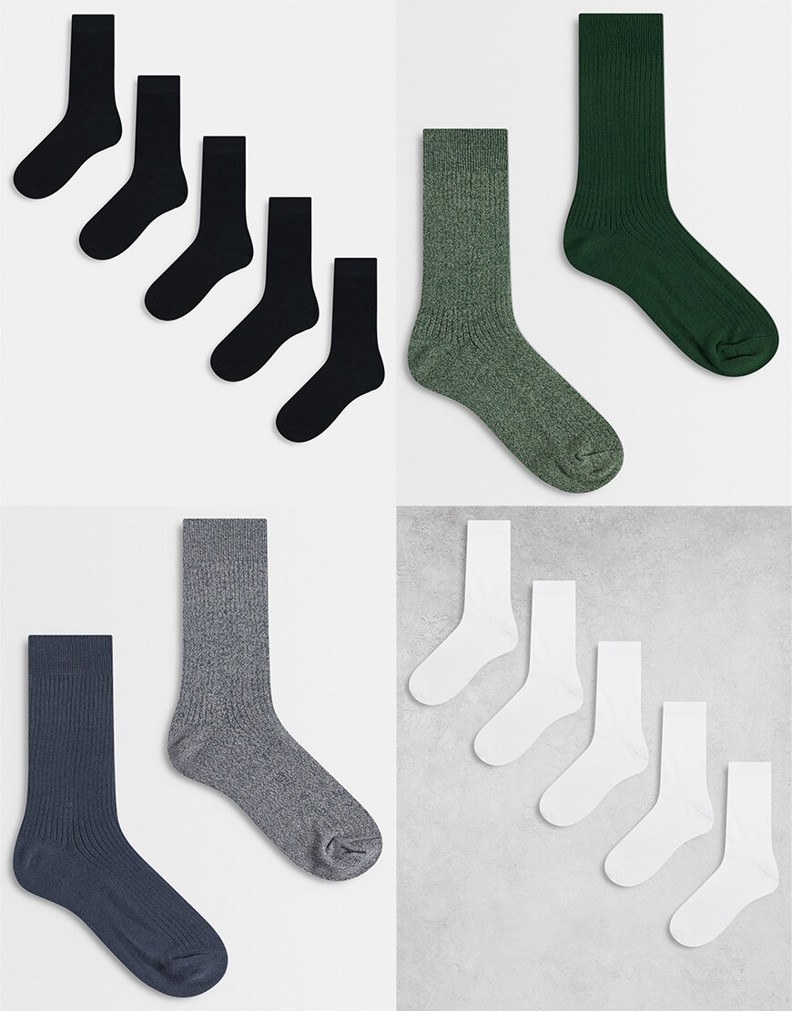 A collage of socks | ASOS