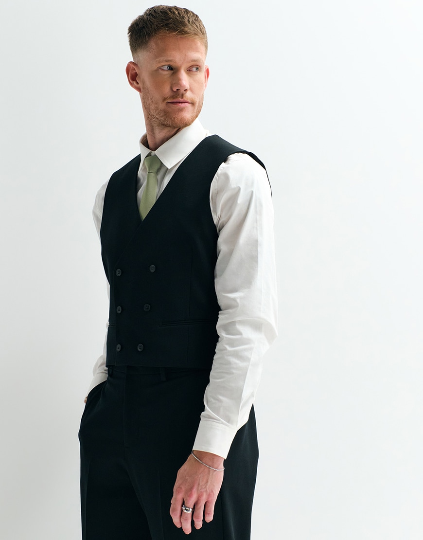 Man wearing ASOS Adapative tailored waistcoat | ASOS Style Feed