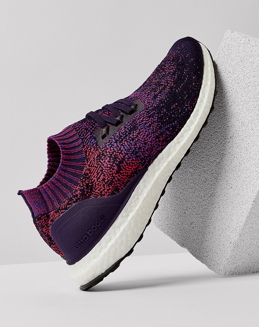 A picture of an adidas Ultraboost running trainer. Available on ASOS.