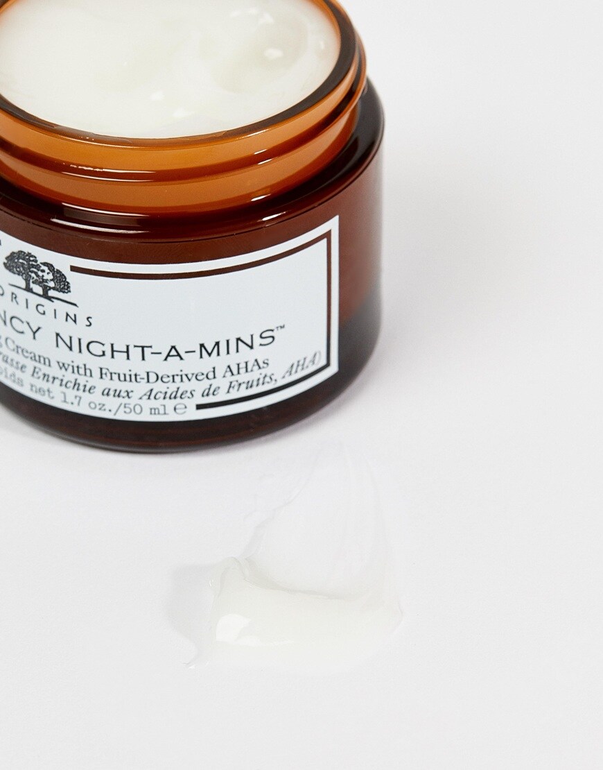 Origins High-Potency Night-a-Mins Oil-Free Resurfacing Cream with Fruit-Derived AHAs   | ASOS Style Feed