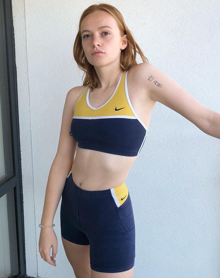 ASOS Insider Scarlett wears a Nike sports bra and shorts | ASOS Style Feed